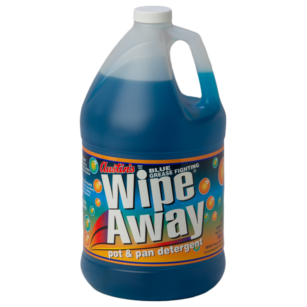 Wipe Away Blue Pot & Pan Detergent Austins Bleach