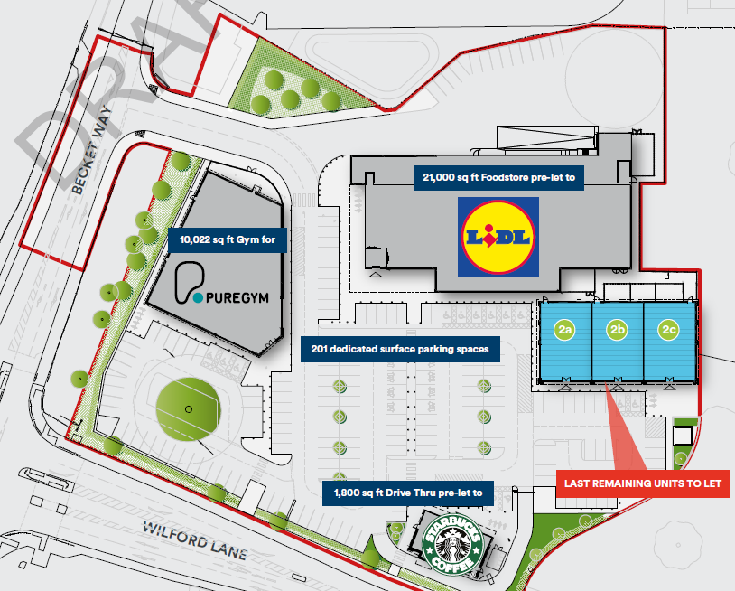 RETAIL PARK DEVELOPMENT WEST BRIDGFORD WILFORD LANE DEVELOPMENTS